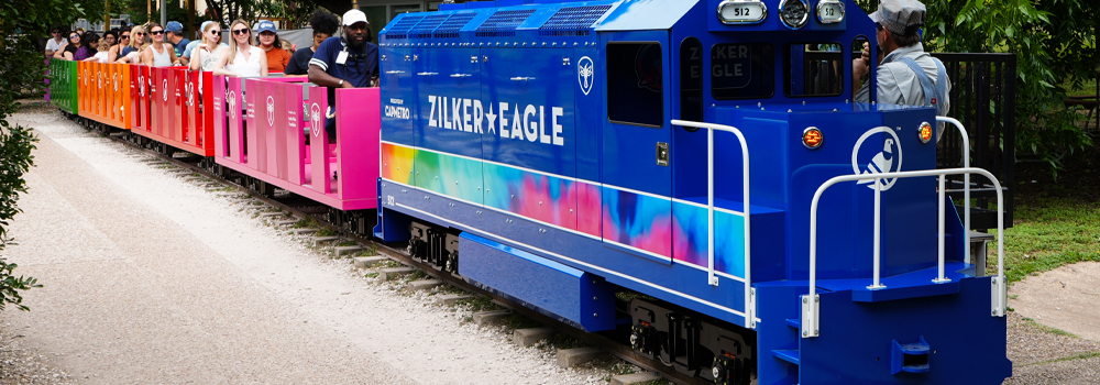 Ziker Eagle Zilker train
