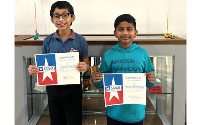 Two Elementary Students Score 100% on the STAAR Math Test