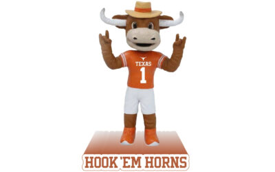 Texas “Hook ‘Em Horns” Bobblehead – Unveiling Friday for College Colors Day